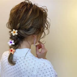 Inovra Plus - Bloemenhaarclips 12 stuks, antislip bloemenhaarklemmen voor dames - ideaal voor reizen, vakantie en feestjes - bloemklauwen, Hawaiiaans, klein — thumbnail 4