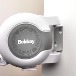 Uitklapbare waslijn voor binnen- en buiten gebruik - Dubbele waslijn met flexibele draaibare wandbevestiging, ideaal voor badkamer, camping, tuin en reizen (26 m) — thumbnail 2