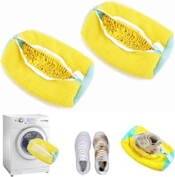 Allecto Plus - 2 herbruikbare waszakken voor schoenen met 360 graden pluisreiniging, wasmachine-bestendig, waszakken set voor wasdroger. — thumbnail 1