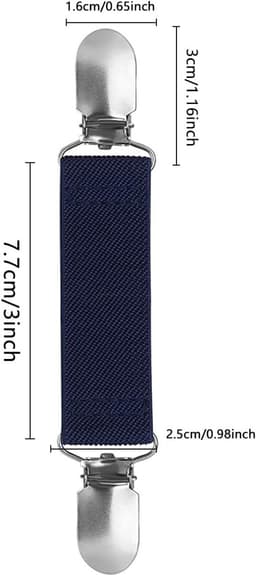 Wasknijpers - 4 Stuks Trui Clips - Elastisch, sweater, cardigan, clips, handschoenen, clips, wanten - Clips voor kinderen, peuters en volwassenen — thumbnail 2