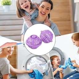 1 Stuk Wasmachine Wasballen - Niet Wasmiddel Droger Wasballen, Anti- Home Schoonmaakbenodigdheden Voor Gezinnen, Studenten, Vakantie, Reizen RV — thumbnail 5