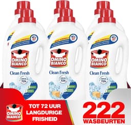 Omino Bianco Clean Fresh - Vloeibaar wasmiddel - Voor dagelijks gebruik - 6 x 1.48 L - Geconcentreerd — thumbnail 1