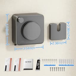 RFWR® Intrekbare Waslijn voor Binnen en Buiten - Niet-doorhangend Ontwerp 4,5m - Ruimtebesparend en Eenvoudig te Installeren — thumbnail 3