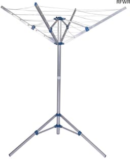 RFWR® Mobiele Droogmolen 16m Waslijn met 4 Armen en Aluminium Constructie — thumbnail 1
