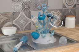 Béaba - Droogrek Flower - Blauw — thumbnail 2