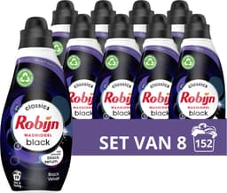 Robijn Klein & Krachtig Classics Black Velvet Vloeibaar Wasmiddel - 8 x 19 wasbeurten - Voordeelverpakking — thumbnail 1