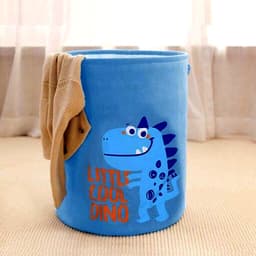 TDR - Opvouwbare wasmand -dinosaurus design -speelgoed mand - opberg mand-Met handvat -blauw 35 * 45cm — thumbnail 1