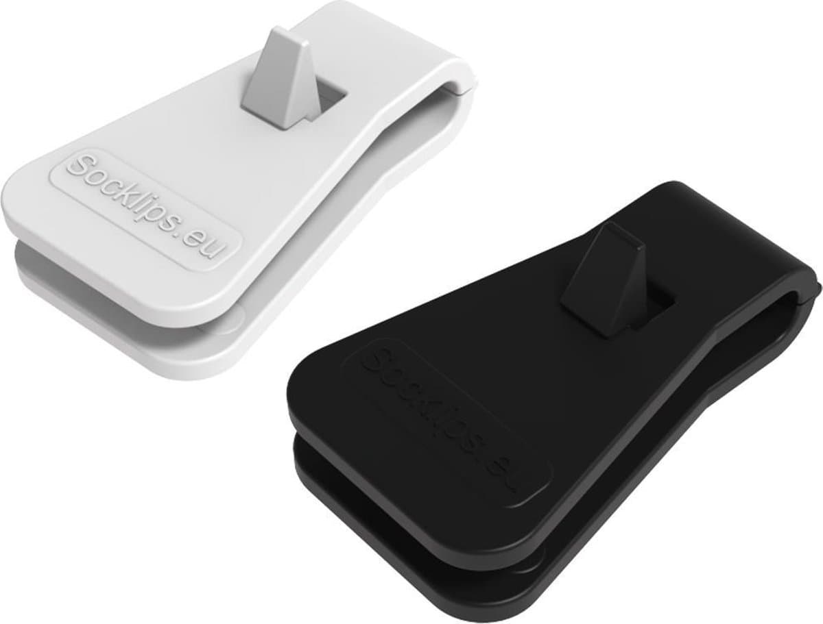 Clip voor sokken en dekbedovertrek Zwart/Wit, 14 stuks — afbeelding 1