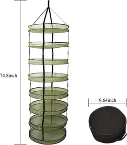 Droognet 60cm diameter 8 laags Heavy Duty Verstelbaar — thumbnail 1