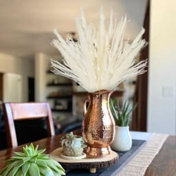 Gedroogde bloemen, pampasgras boho boeket, konijnenstaarten, voor in een vaas voor uw huis, slaapkamer en woonkamer (stijl 3) — thumbnail 4