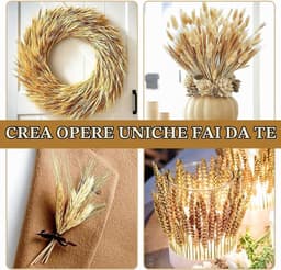 Gedroogde bloemen tarwe 40 cm — thumbnail 2