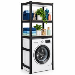 Wasmachine rek - 180 x 70 x 40 cm - tot 600 kg - zwart — thumbnail 1