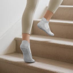 Wanme 2 paar yogasokken voor pilates, comfortabel, antislip, ademend, met antislip punten, eenheidsmaat 36-41 — thumbnail 5