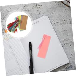 1set Handgemaakte Lege Boekenleggers Met Trosjes Graffiti Pagina Markers Voor Creatieve Kaarten Decoraties Gemengde Kleuren — thumbnail 4