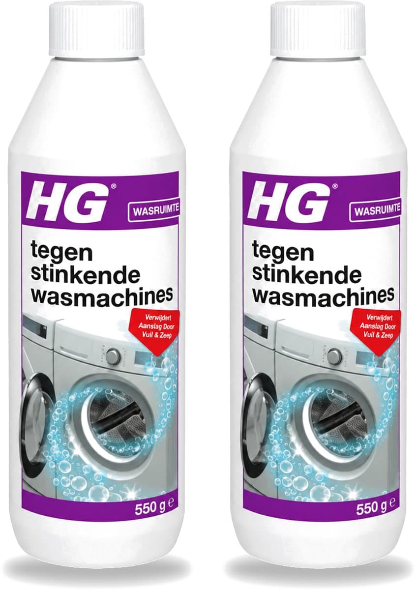 2 x HG - Tegen Stinkende Was - Verwijdert Aanslag Door Vuil & Zeep - 550 g - Voordeelverpakking - 2 stuks — afbeelding 1