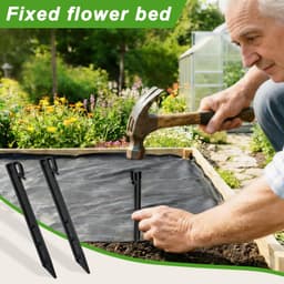Set van 20 Plastic Grondankers voor Tuin en Tent — thumbnail 4