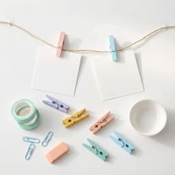 Mini Knijpers Pastel - 30 Houten Mini Knijpertjes — thumbnail 1
