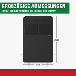 Famanu - Waszakken waszak met koordsluiting, opvouwbare waszak voor slaapzaal en reizen wasruimte, 60 x 85 cm — thumbnail 3