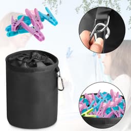 Grote Waterdichte Wasknijperzak om op te Hangen met Koordsluiting voor Binnen en Buiten — thumbnail 3