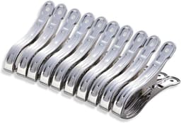 Roestvrij Staal Wasknijpers 8 cm - Veerklemmen voor Kleding Handdoeken Beddengoed — thumbnail 1