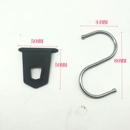 5 stuks rubberen camper luifelhaken, duurzame ophangaccessoires voor kleding, tassen en paraplu's, compatibel met zelfuitrekkende luifelrails, afgeronde randen voor gebruik. — thumbnail 2