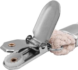 Handdoekclips - Theedoekclips - Set van 6 - Katoen - Metalen klemmen - Ophangen kleding strandhanddoeken - Keuken badkamer kasten - Geschikt voor alle handdoeken - Diverse kleuren en modellen — thumbnail 4