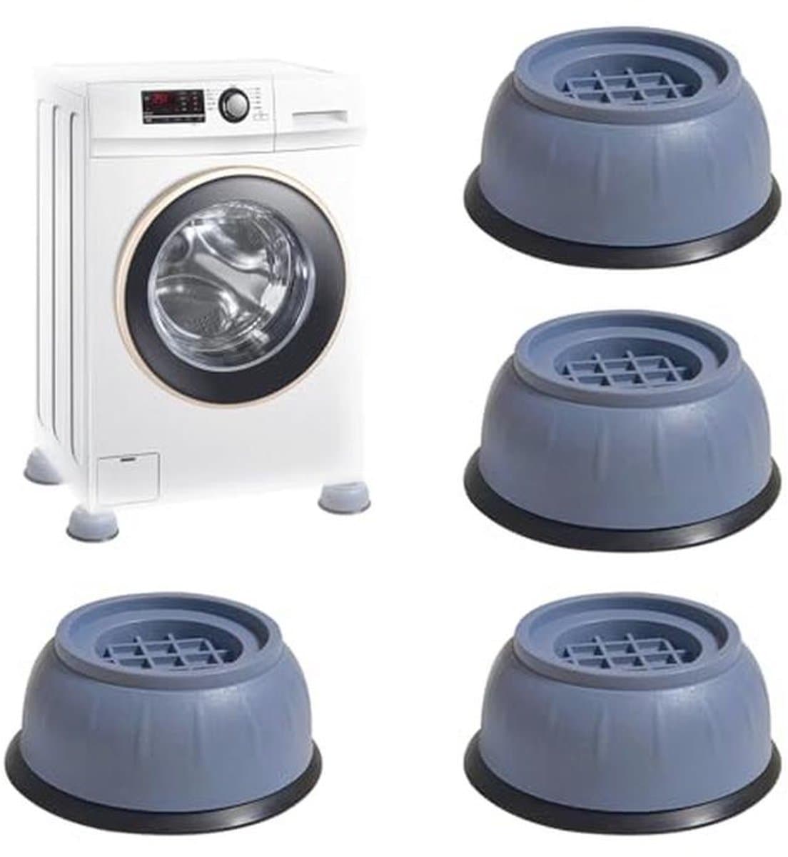 Washer Foot Pads - 4 Piece Anti-Vibration Mat for Washing Machines, Dryers, Refrigerators, and Tables — afbeelding 1