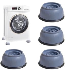 Washer Foot Pads - 4 Piece Anti-Vibration Mat for Washing Machines, Dryers, Refrigerators, and Tables — thumbnail 1