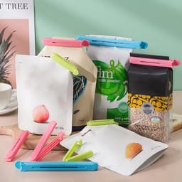Herbruikbare Voedselzak Clips, Zakafsluiters voor Snacks, 12 Stuks in Meerdere Maten — thumbnail 2