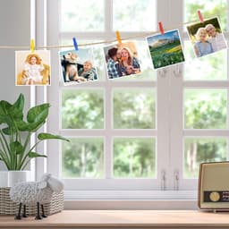 156 Stuks Mini Wasknijpers en Jute Touw voor Fotowanden en Decoraties — thumbnail 5