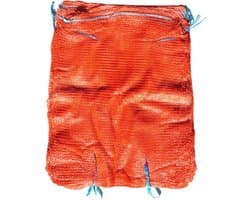 Herbruikbare kunststof zakken met trekkoord - 100 stuks, ademend en sterk, 50 x 80 cm, tot 30 kg