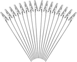 50 Stuks Metalen Draad Krokodil Clips voor Notities en Foto's - DIY Bruiloft en Verjaardagsdecoratie — thumbnail 1