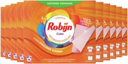 Robijn - Wasmiddeldoekjes - Color - 100% oplosbare doekjes in een kartonnen verpakking - 160 wasstrips — thumbnail 2