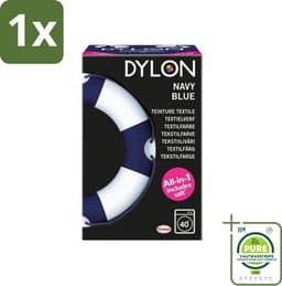 1 x Dylon - Textielverf - Navy Blue - All-in-One - Inclusief Zout - 350g - Textielverf - Kledingverf - Dylon Verf - Kleurtje Kleding - Stofverf — thumbnail 1