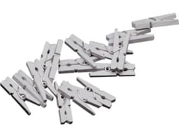 Haza Original Miniwasknijperset 20-delig 2,5 Cm Zilver — thumbnail 1