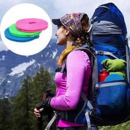 Allecta - Nylon Waslijn Set voor Binnen- en Buitengebruik met 3 Stuks en 5 Meter Lengte - Blauw, Groen, Roze. — thumbnail 4