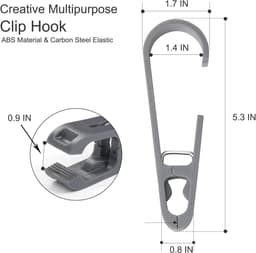 8 Stuks - Handdoekklem - Handdoekklemmen Voor Strandligstoelen - Ophangklemmen - Grote Knijpers - Strandlaken Knijpers - Badlaken Clips - Winddicht - Plastic Quiltclips - Multicolor — thumbnail 5