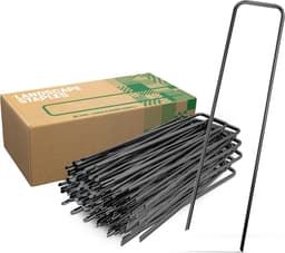 Grondankers voor Tuin en Schutting - 25 Stuks - 150 mm Lang, Voor Onkruidvlies en Net — thumbnail 1