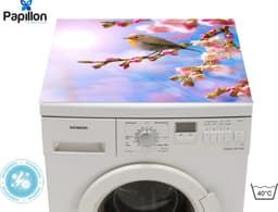 Papillon Wasmachine Beschermer - Antislip mat - 60x60 cm - Vogeltje — thumbnail 2