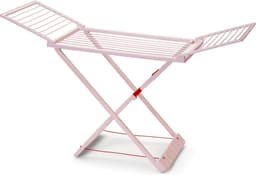 Plasticforte Wasrek - 20 meter - droogrek - oud roze - kunststof - 55x180x108 cm — thumbnail 1