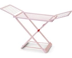 Plasticforte Wasrek - 20 meter - droogrek - oud roze - kunststof - 55x180x108 cm — afbeelding 1