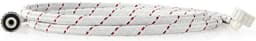 Nedis Nylon Toevoerslang - 3/4'' - 3/4'' - 10 Bar - 1.50 m - Toepassing: Schotel / Wasmachine - Nylon - Rood / Wit — thumbnail 1