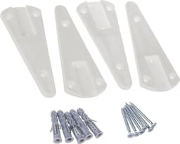 Droogrek - Kleding- en handdoekdroger - wit - opvouwbaar - 70 cm — thumbnail 3