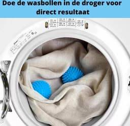 2 Drogerballen-Wasballen voor de wasmachine- Wasdrogerballen- Droogballen- Wasmachine ballen- Bwa Commerce — thumbnail 3
