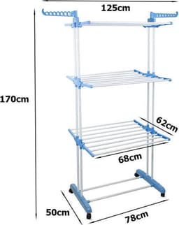 HIGHWALL wasrek - wasdroger - verticaal - kleerhanger — thumbnail 2