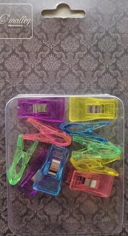 Premium Multifunctionele Clips – Kleurrijke Kunststof Klemmetjes voor Thuis, Kantoor en Hobby – 10 stuks — thumbnail 2