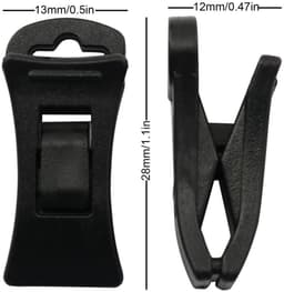 10 stuks - Antislip waslijnknijpers - Waslijnknijpers - Sokkenklemmen - Sokkenklemmen voor wasmachine en droger - Blauw - okkenhouders en sokkenclips - Sokkenklemmen voor wasgoed — thumbnail 2