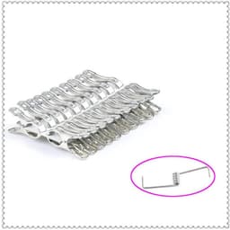 10 stuks - kleine wasknijpers van roestvrij staal - RVS clips - veerklemmen - lakenklemmen - open winddichte clips - wasknijpers - sokkenhangers - quilt droogklemmen - roestbestendig en duurzaam — thumbnail 4