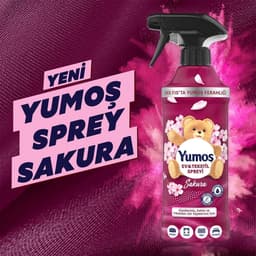 2 Flessen Yumoş Sakura Home & Textile Spray | Fresh Floral Scent & Soft Fabrics — thumbnail 4