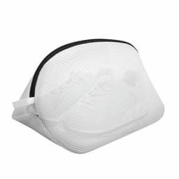 Schoenenwaszak 24 x 42 cm – Witte Waszak met Rits | Beschermt Schoenen & Wasmachine | Polyester Gaas | Herbruikbare Waszak voor Sneakers, Slippers & Accessoires — thumbnail 2